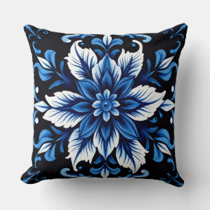 sapphire mandala pillow
