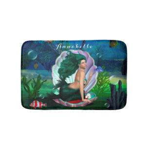 Sapphire Mermaid Bath Mat