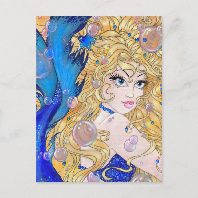 Sapphire Mermaid Postcard (Front)
