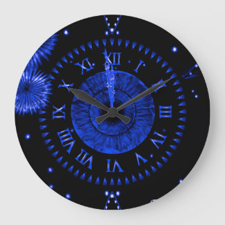 Sapphire Midnight Clock