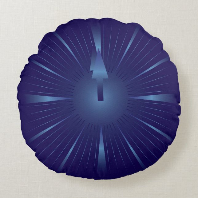 sapphire minute round pillow (Front)