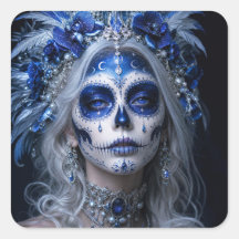 Sapphire Moon Calavera – Blue Celestial