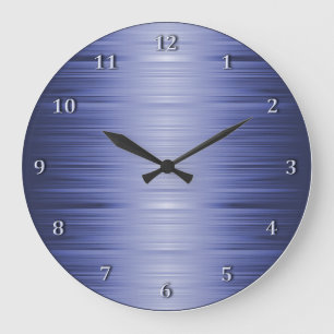 Sapphire ombrée Marine Mur Bleu Horloge