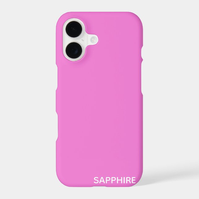 Sapphire pink colour (Verso)