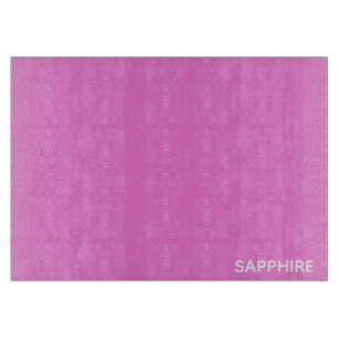 Sapphire pink colour name cutting board