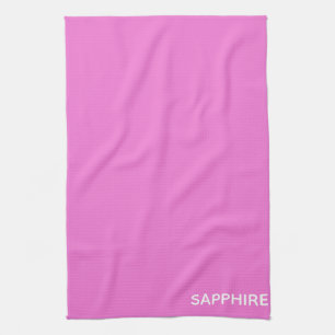 Sapphire pink colour name kitchen towel