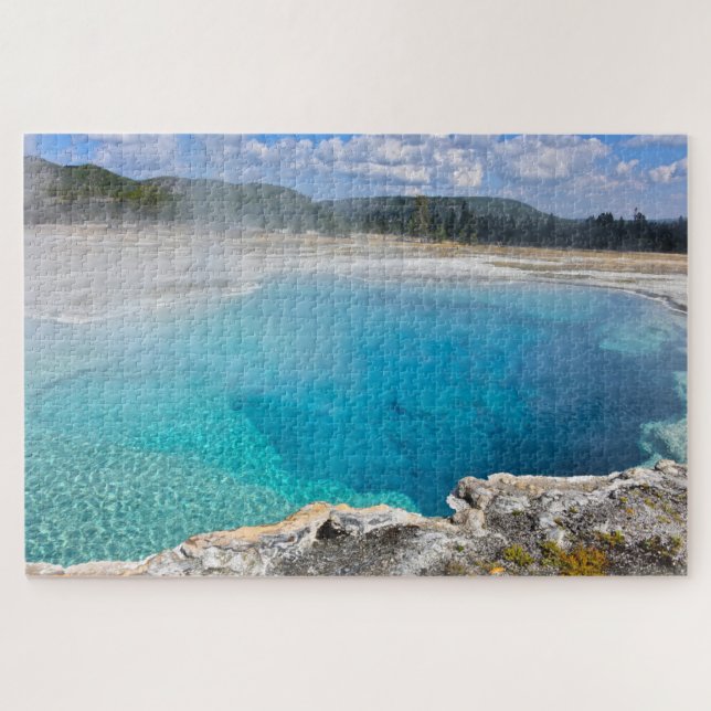 Sapphire Pool, Yellowstone National Park Jigsaw Puzzle (Horizontal)