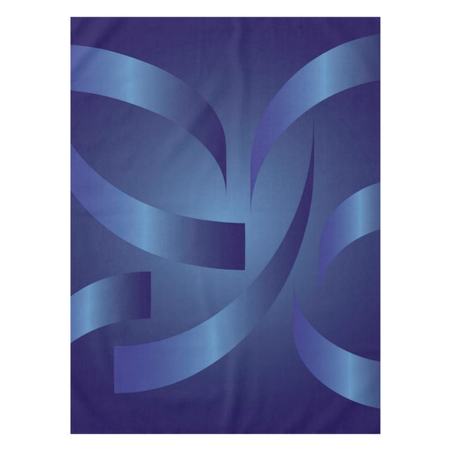 sapphire ribbons tablecloth (Front)