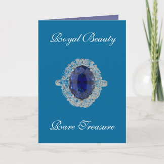 Sapphire Ring Royal Beauty Card