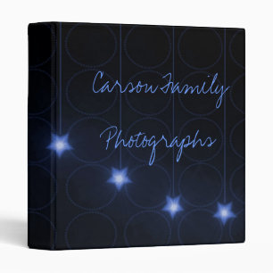 Sapphire Starlight Photo Album Binder