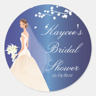 Sapphire Sticker Fête des mariées Bride Bleue