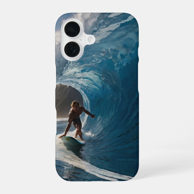 Sapphire Surge iPhone 16 Case (Back)