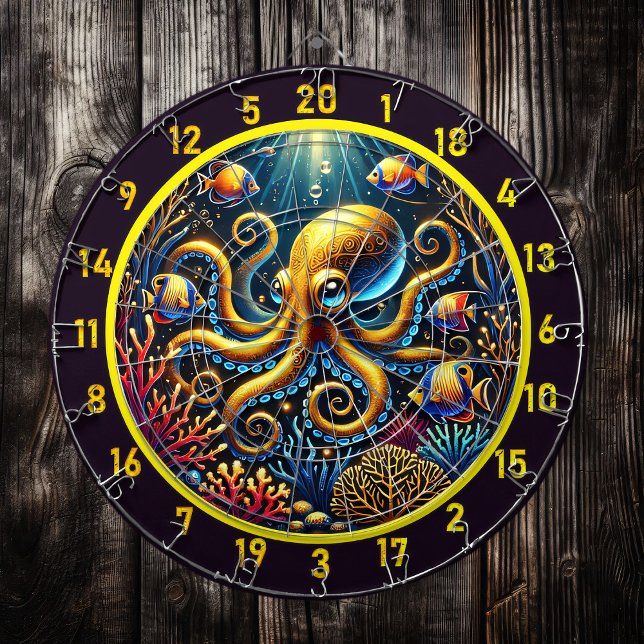 Sapphire Tentacle Octopus Dartboard (Creator Uploaded)