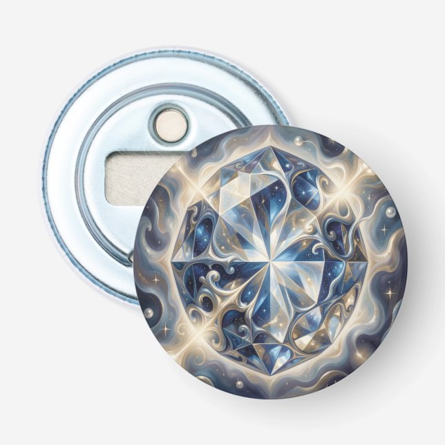 Sapphire – The Stone of Truth and Wisdom´3 Bottle Opener (Front)