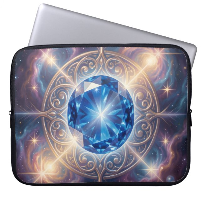 Sapphire – The Stone of Truth and Wisdom´6 Laptop Sleeve (Front)