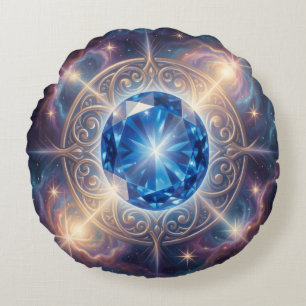 Sapphire – The Stone of Truth and Wisdom´6 Round Pillow