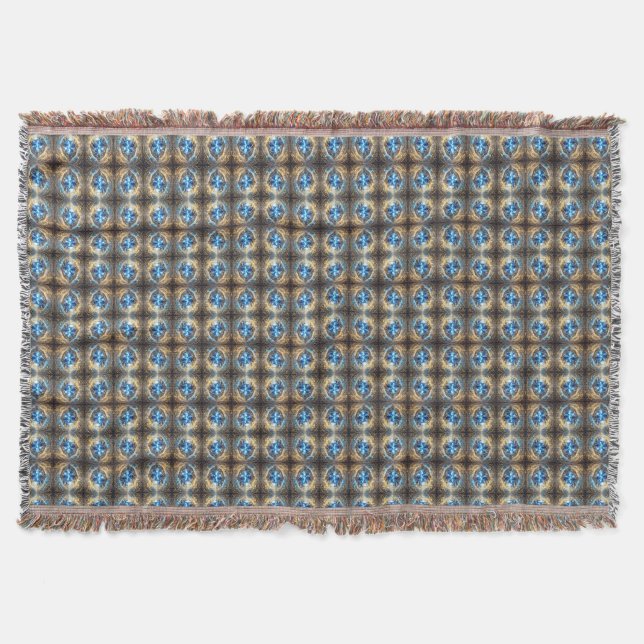 Sapphire – The Stone of Truth and Wisdom Throw Blanket (Front)