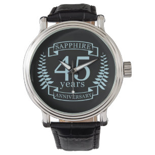 Sapphire Traditional 45th wedding anniversary Watch