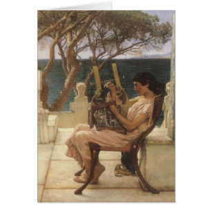 Sappho and Alcaeus by Sir Lawrence Alma Tadema