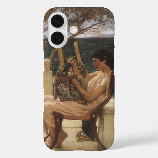 Sappho and Alcaeus by Sir Lawrence Alma Tadema Case-Mate iPhone Case (Back)