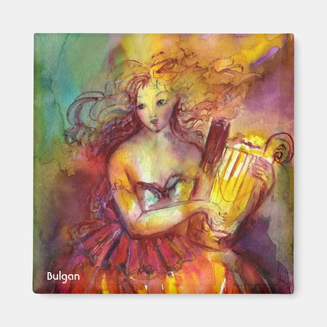 SAPPHO ,DANCE, MUSIC AND POETRY MAGNET (Front)