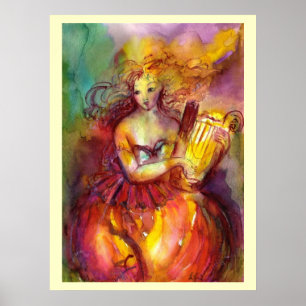 SAPPHO,DANCE MUSIC AND POETRY POSTER