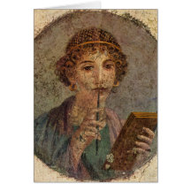 Sappho (fresque de Pompeii)