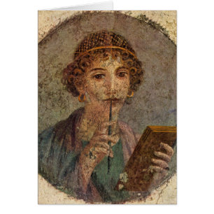 Sappho (fresque de Pompeii)