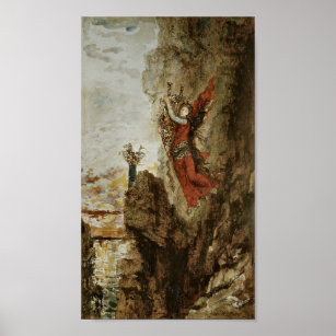 Sappho in Lefkada by Gustave Moreau Poster