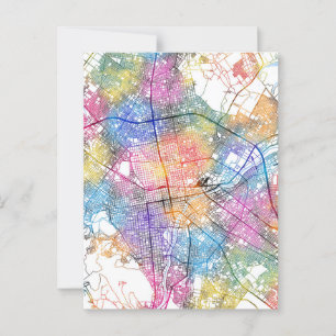 Sapporo Japan City Map Postcard