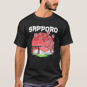 Sapporo Kyokujitsuki Sakura Japan T-Shirt