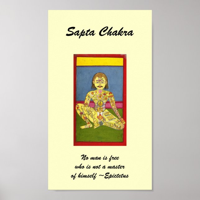 Sapta Chakra - poster / imprimer (Devant)