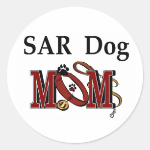 SAR Search and Rescue Dogs Classic Round Sticker