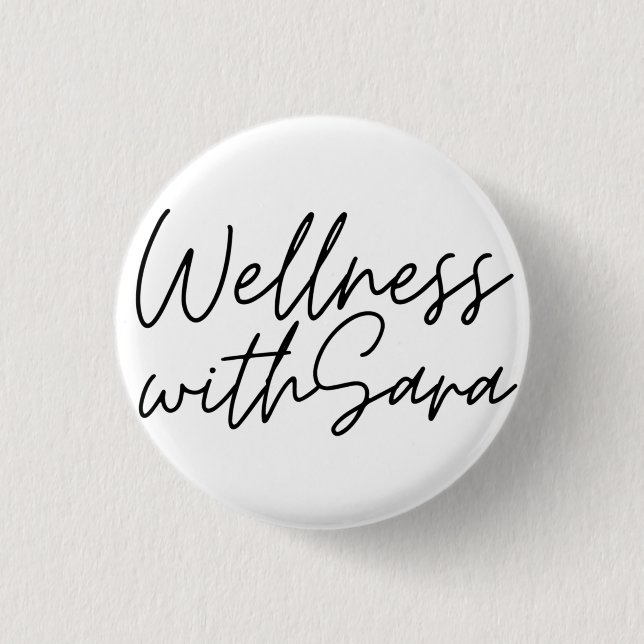 Sara 1 Inch Round Button (Front)