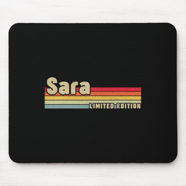 Sara Gift Name Personalized Birthday Fun Christmas Mouse Pad (Front)