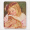 Sara Holding a Cat, Mary Cassatt Mousepad