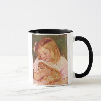 Sara Holding a Cat, Mary Cassatt Mug