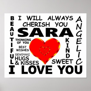 Sara I Love You Poster