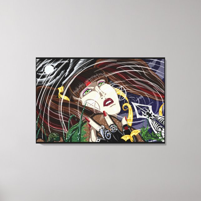 Sara Rose at the Pond Stretched Canvas Prints (Front)
