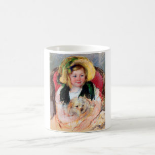 Sara with Her Dog, Cassatt Coffee Mug