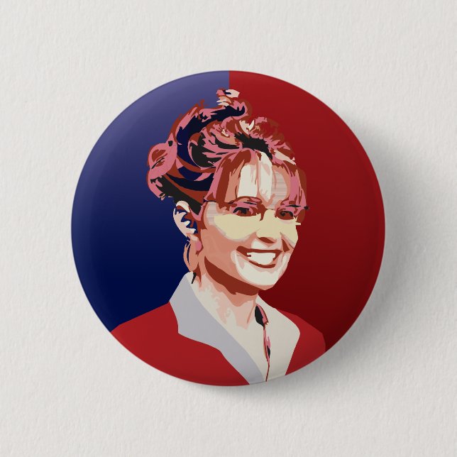 Sarah 2 Inch Round Button (Front)