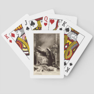Sarah Bernhardt (1844-1923) as Hamlet in the 1899 Playing Cards