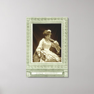 Sarah Bernhardt (1844-1923), from 'Galerie Contemp Canvas Print