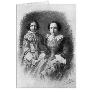 Sarah Bernhardt and her mother?