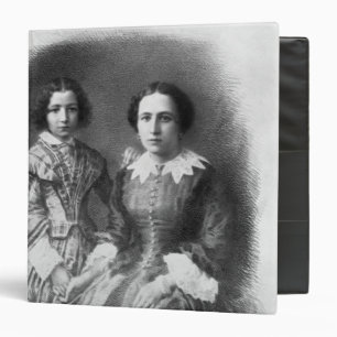 Sarah Bernhardt and her mother? Binder