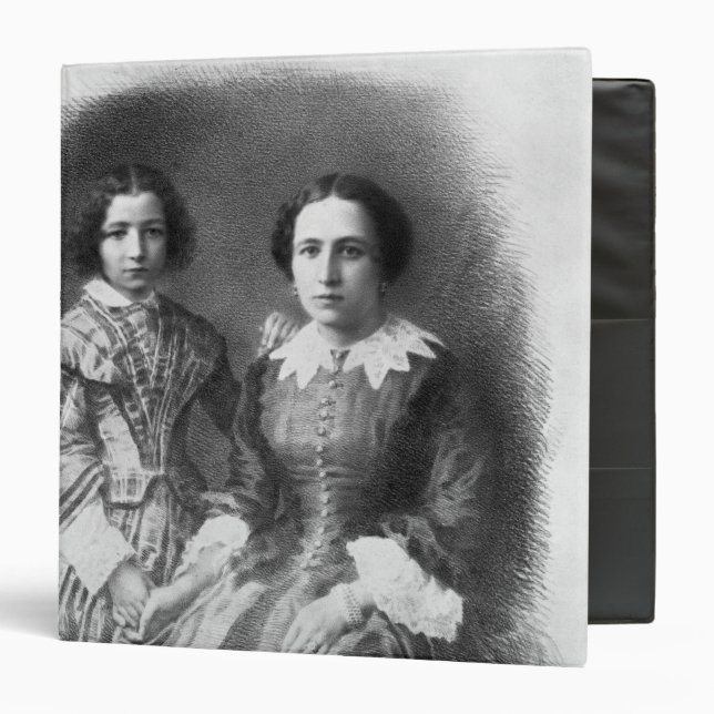 Sarah Bernhardt and her mother? Binder (Front/Inside)