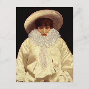 “Sarah Bernhardt as Pierrot” by Giuseppe De Nittis Postcard
