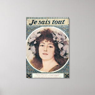 Sarah Bernhardt in Gismonda Canvas Print