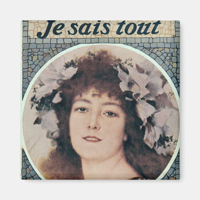 Sarah Bernhardt  in Gismonda Magnet (Front)