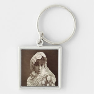 Sarah Bernhardt in the role of Marion Delorme Keychain